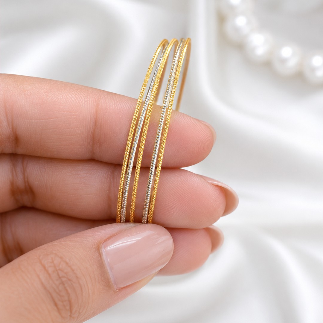 Infinity Dual Tone Bangle